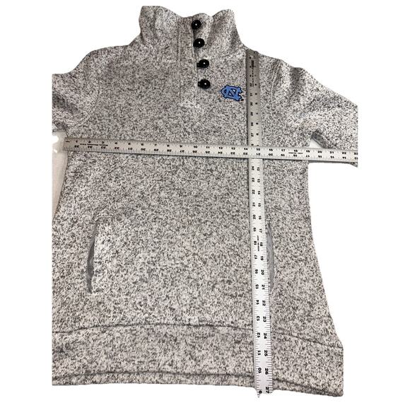 NC Tar Heel Champion Elite College NCAA Pullover Sweatshirt Gray Size Medium - Picture 7 of 9